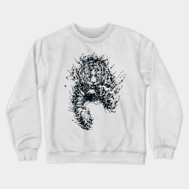 Splaaash Series - Tiger Ink Crewneck Sweatshirt by Dagui